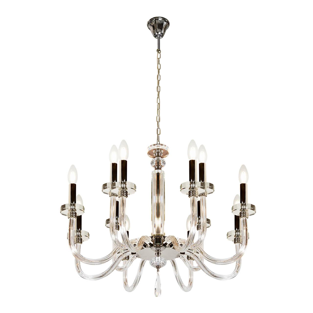 Подвесная люстра iLamp Vibe P9474-8+4 Nickel