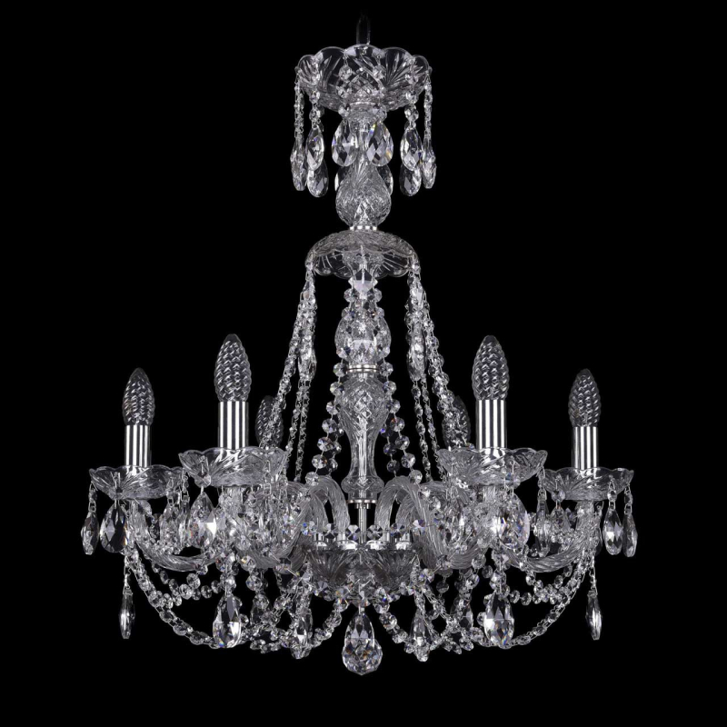 Подвесная люстра Bohemia Ivele 1406/6/195/XL-64/Ni