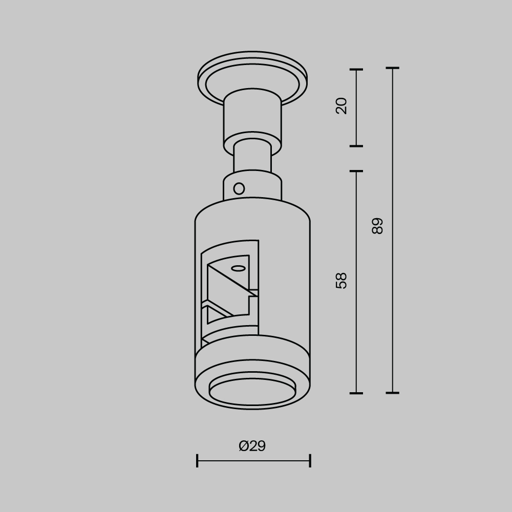 Крепление настенное одинарное Maytoni Flarity TRA155CW-S1-B