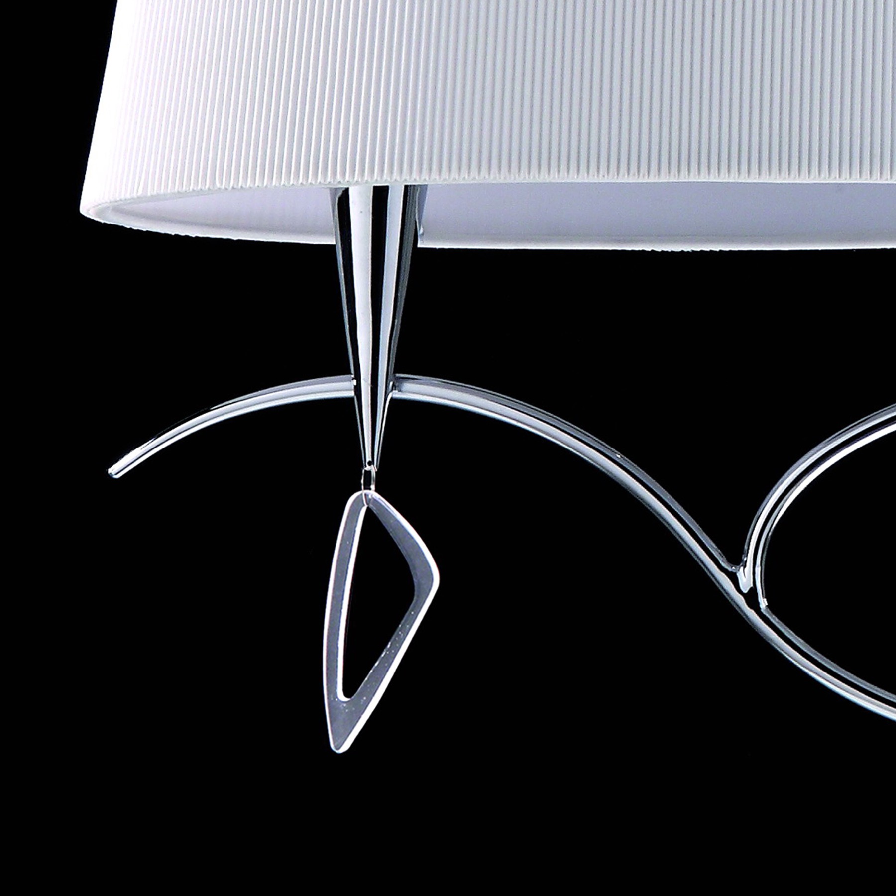 Подвесная люстра Mantra Mara Chrome - White 1642