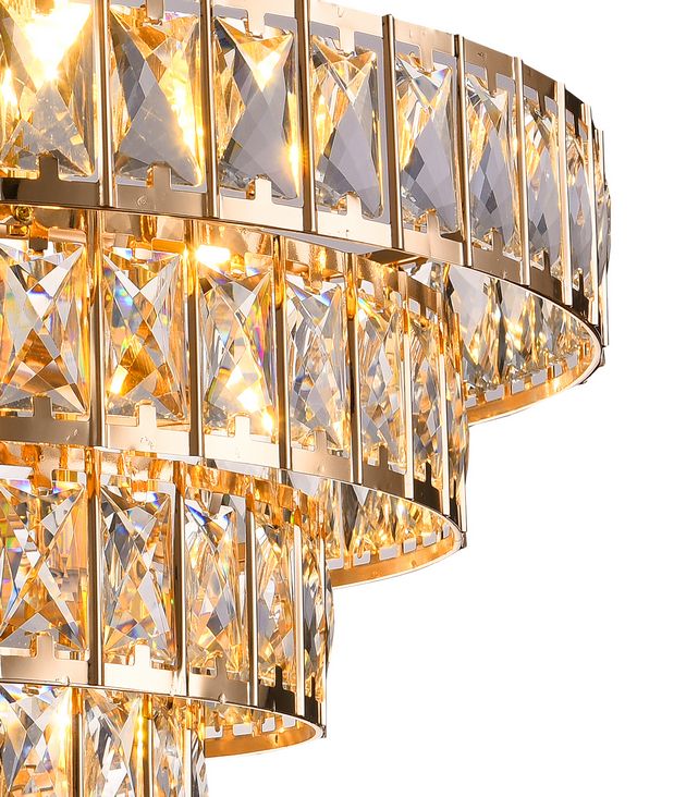 Подвесная люстра Natali Kovaltseva AMANDA 81428/8C GOLD