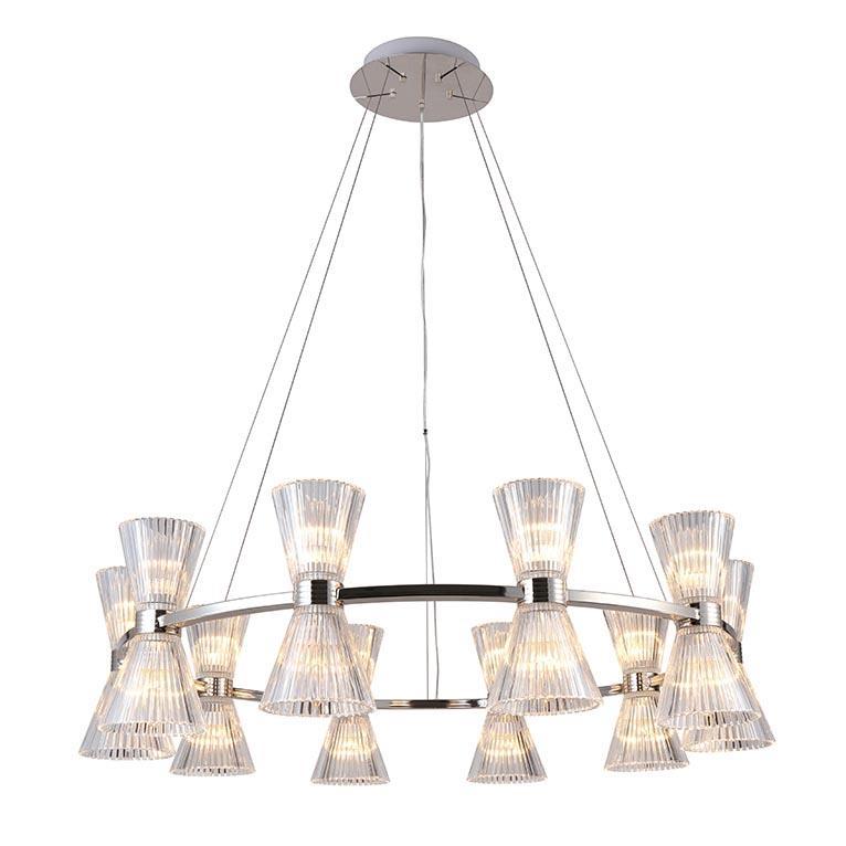 Подвесная люстра Newport 3610+10/S nickel М0065260