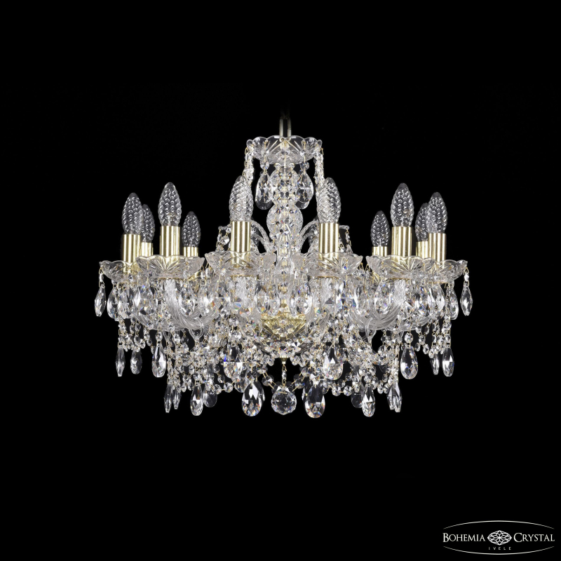 Подвесная люстра Bohemia Ivele Crystal 1411/12/195 G
