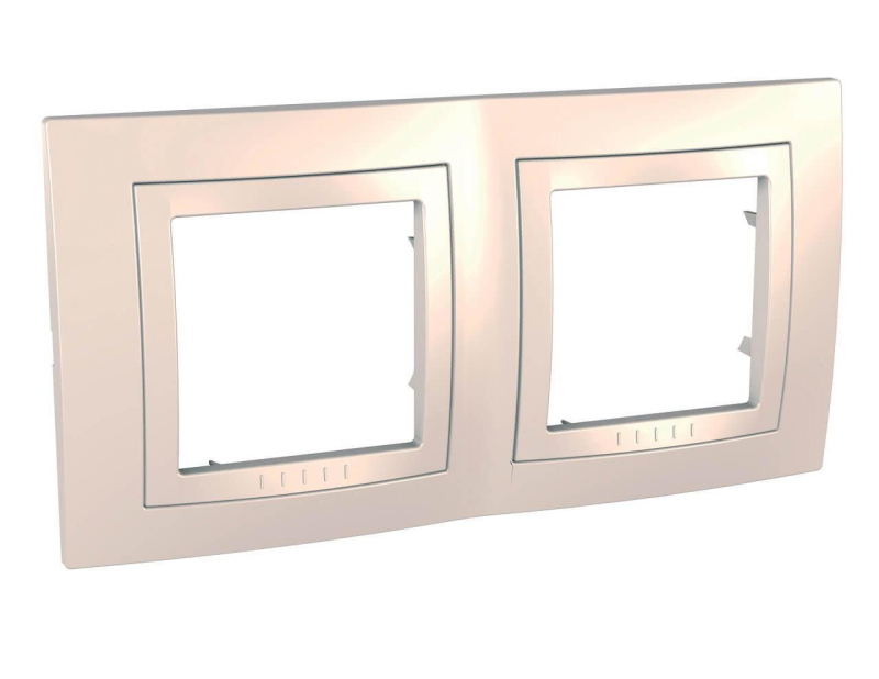 Рамка 2-постовая Schneider Electric Unica MGU2.004.25