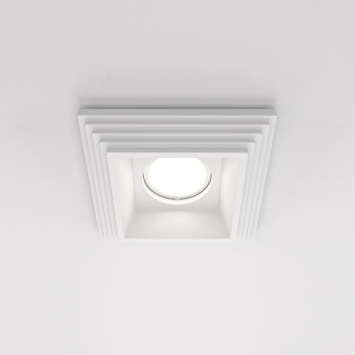 Встраиваемый светильник Maytoni Gyps Modern DL005-1-01-W-1