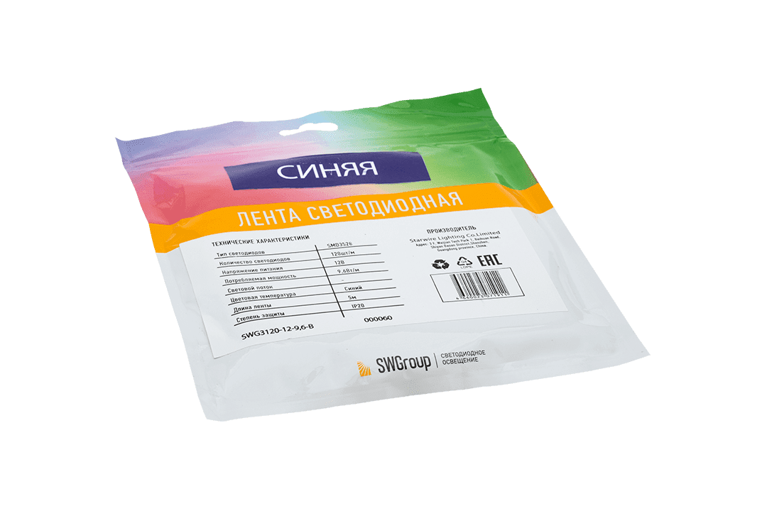 Светодиодная лента SWG SWG3120-12-9.6-B-M 009466