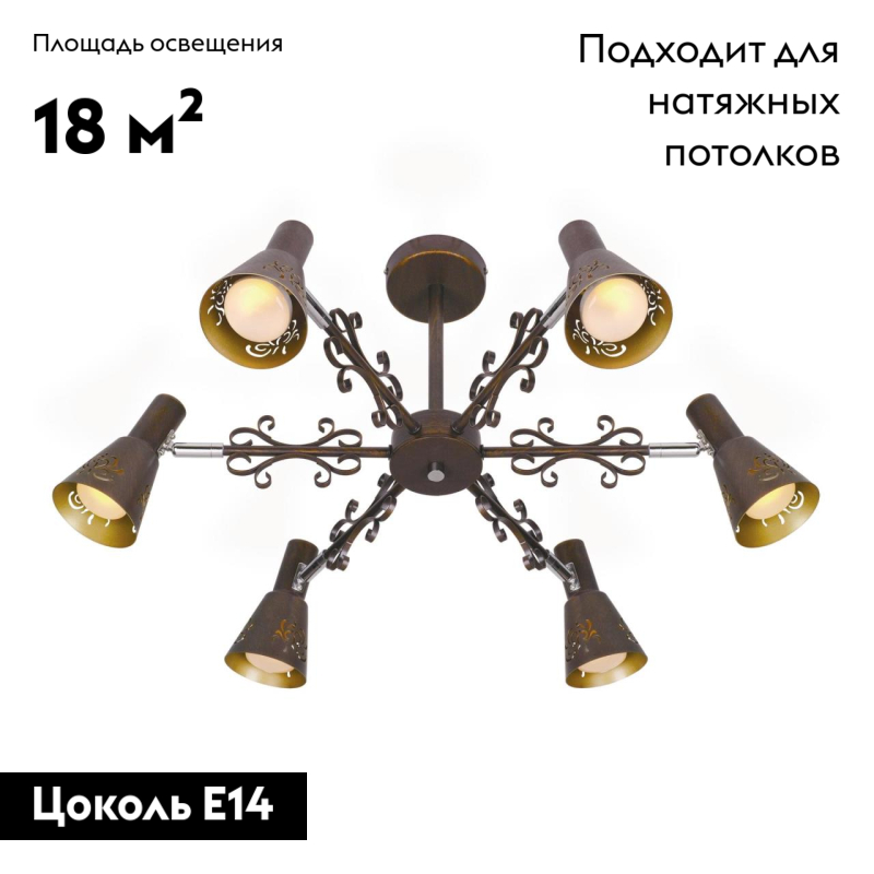 Потолочная люстра Citilux Дункан CL529161