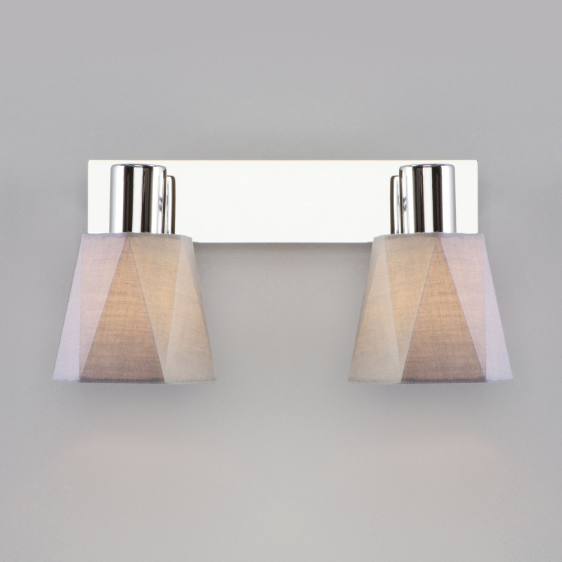 Бра Eurosvet 20087/2 хром/серый