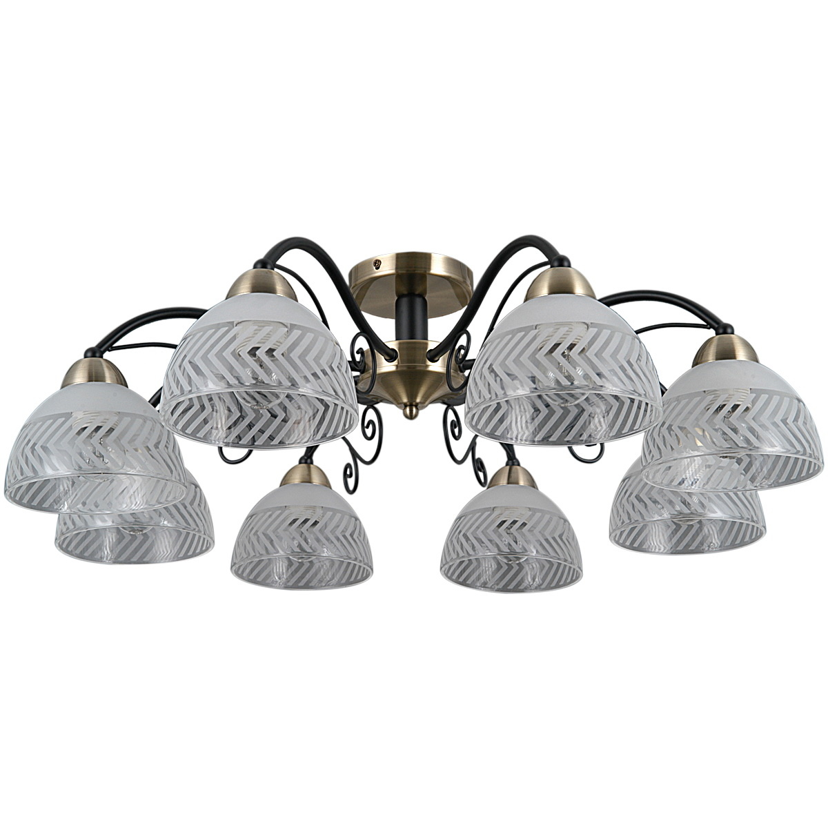 Люстра на штанге Illumico IL0435-8CSQ-79 AB BK