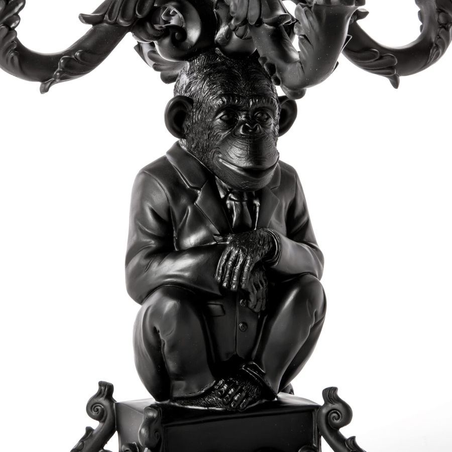 Канделябр Burlesque Chimp Black Seletti 14870 NER