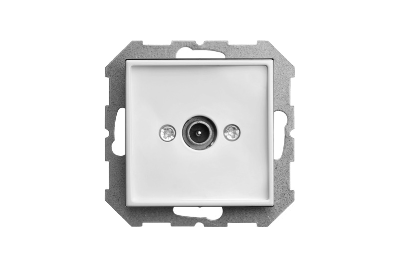 Розетка телевизионная проходная (TV) Liregus Epsilon 28-025
