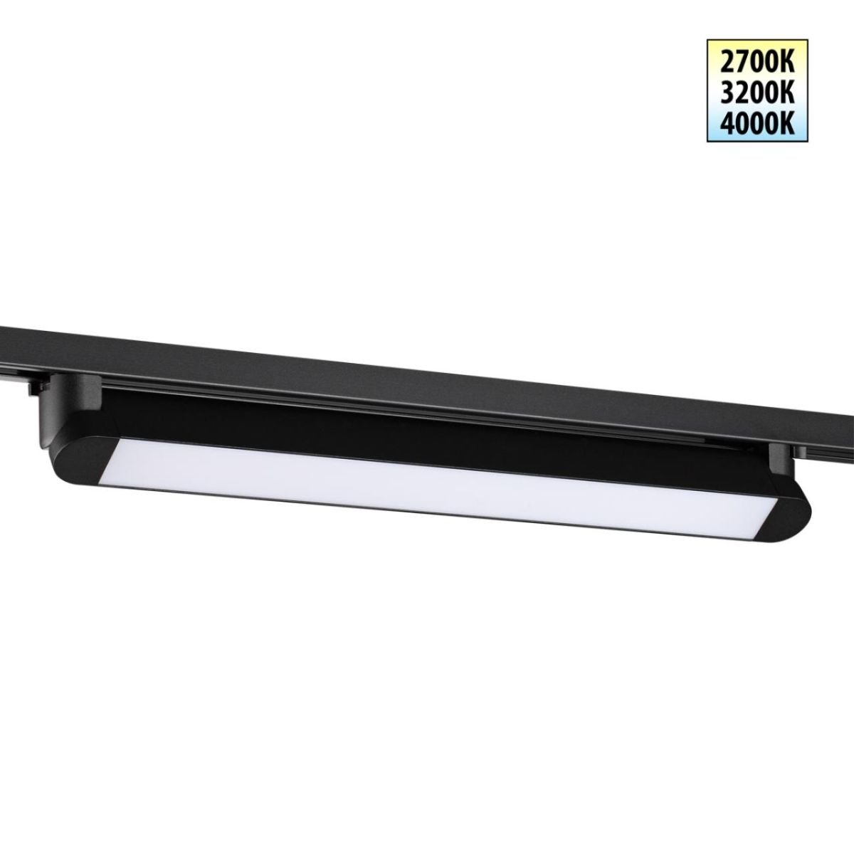 Трековый однофазный двухжильный светильник с переключателем цветовой температуры Novotech Port Iter 359792