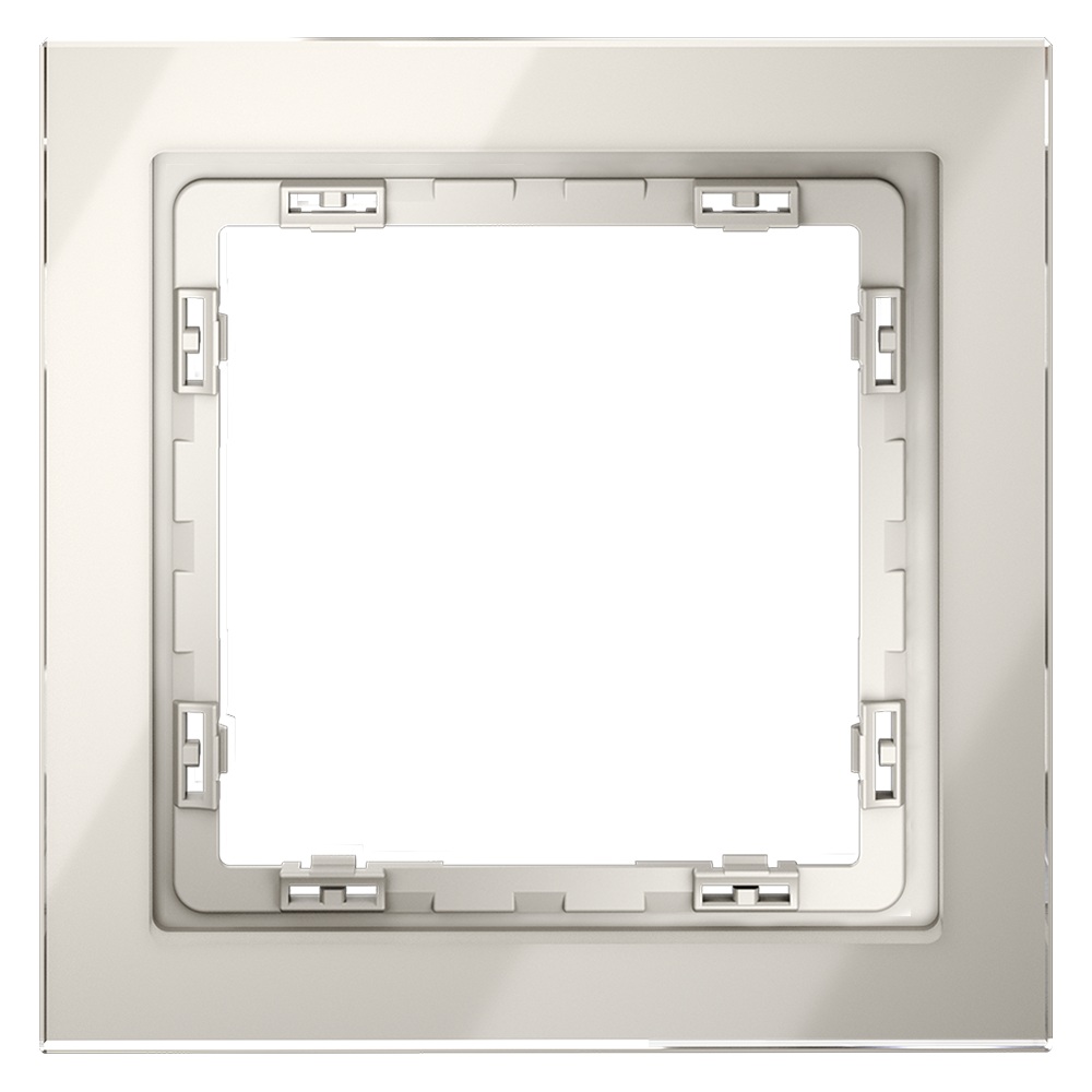 Рамка на 1 пост Voltum S70 VLS110103 (кашемир, стекло)