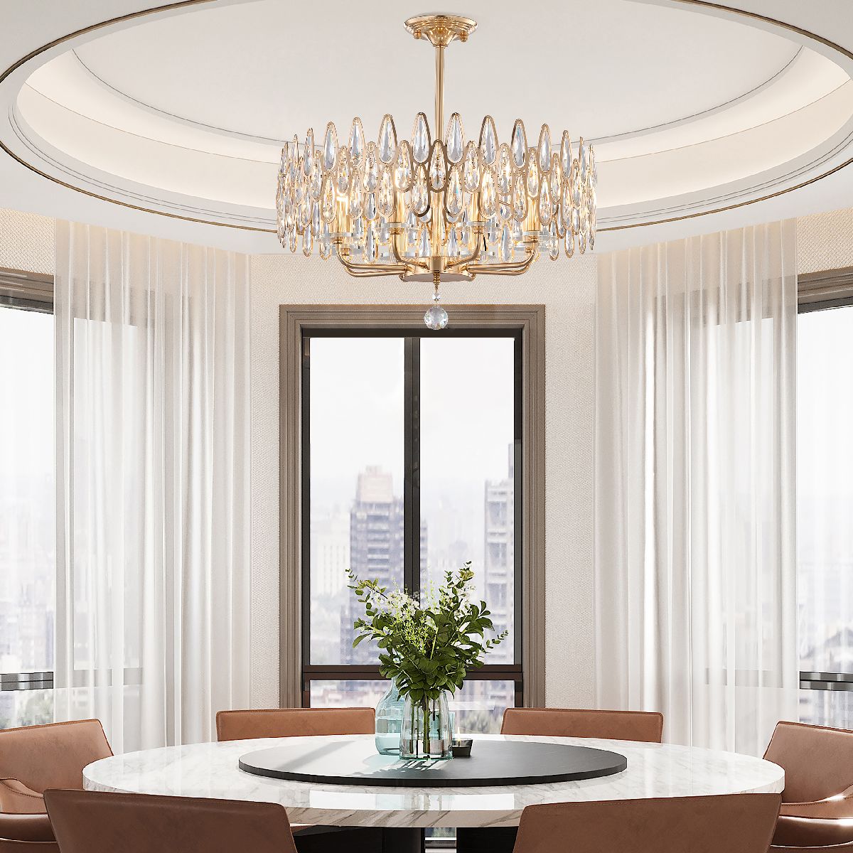 Люстра на штанге Arte Milano Sorrento 372009/8/250/580 GD