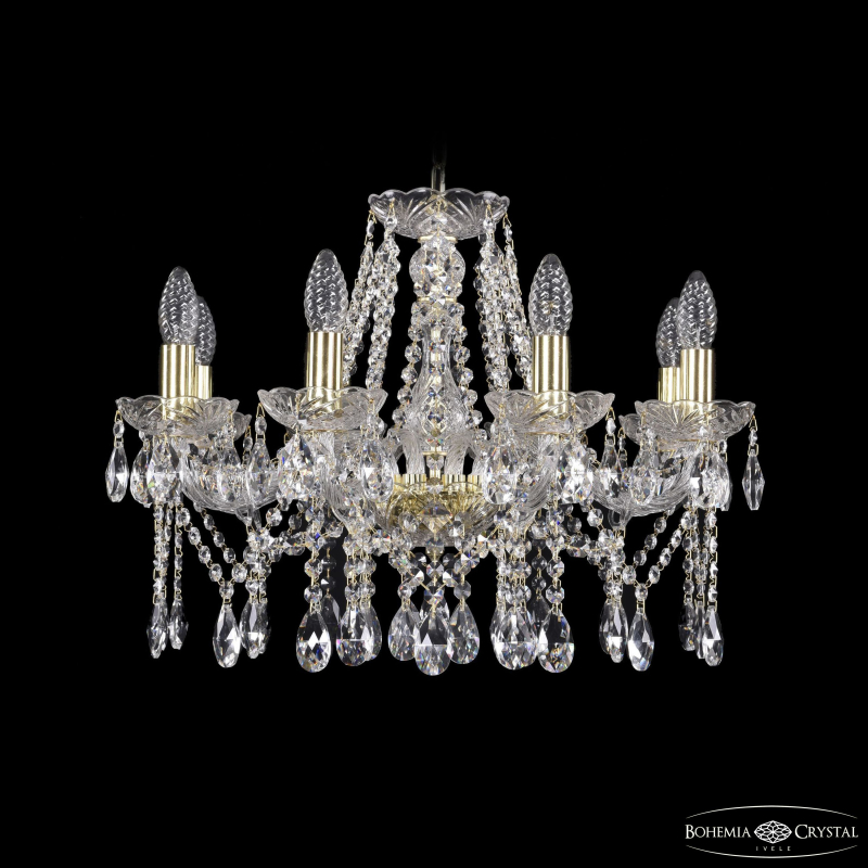 Подвесная люстра Bohemia Ivele Crystal 1413/8/200 G