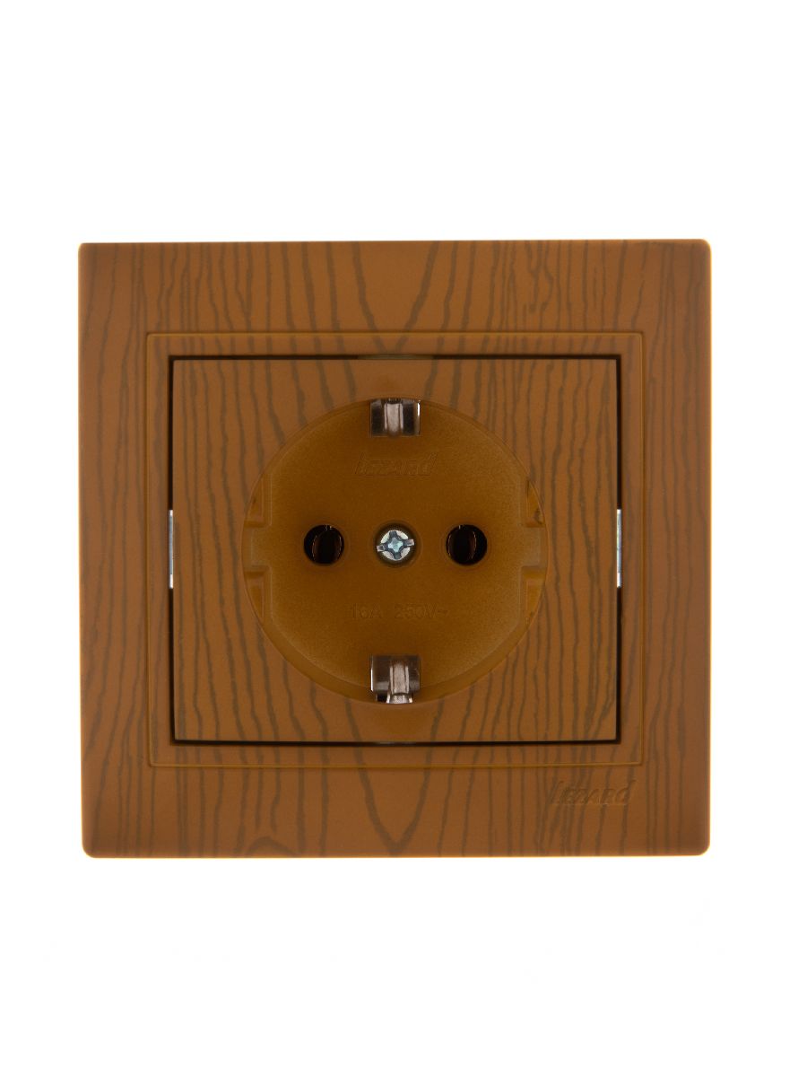 Розетка с/з Lezard Mira 701-0701-122