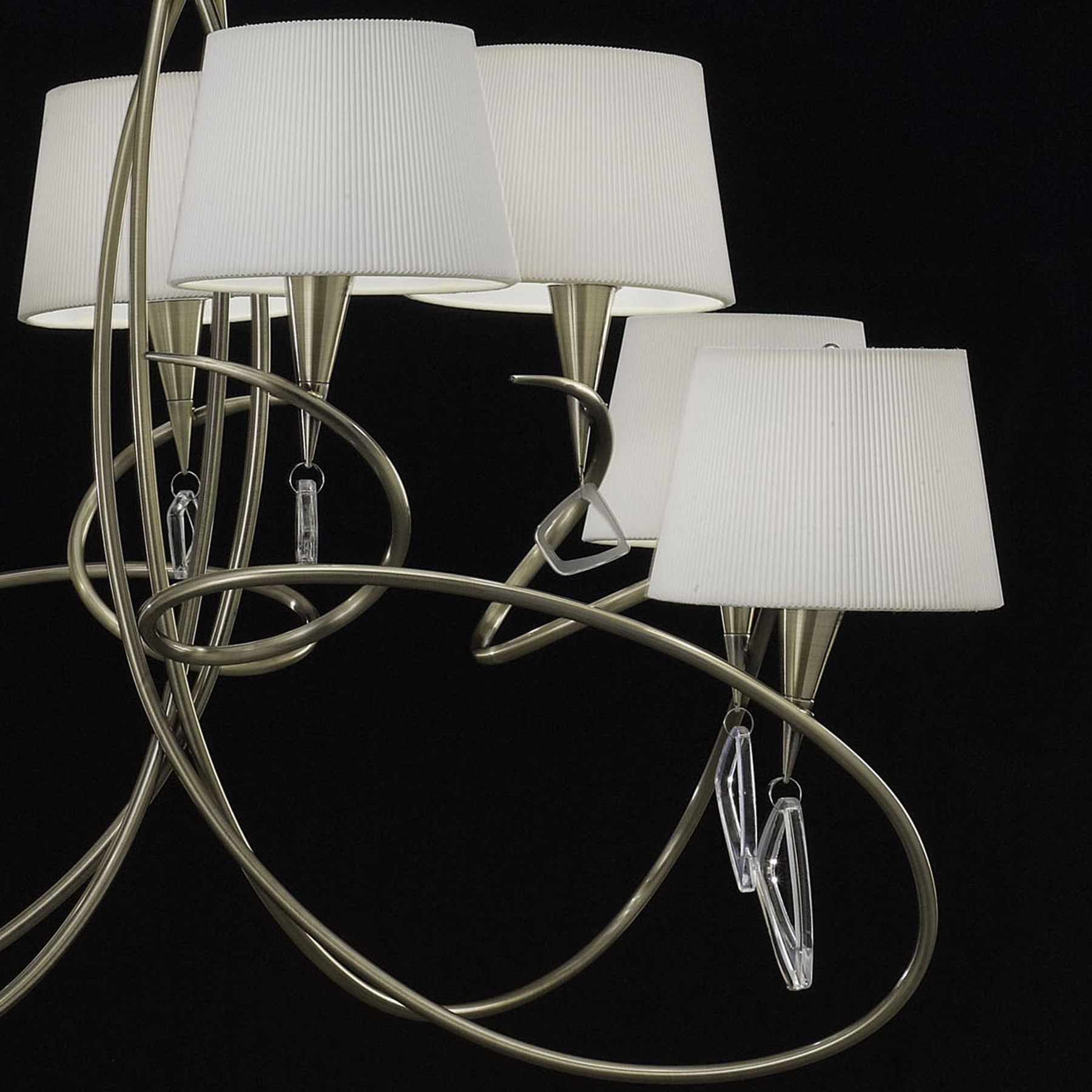 Подвесная люстра Mantra Mara Antique Brass 1634