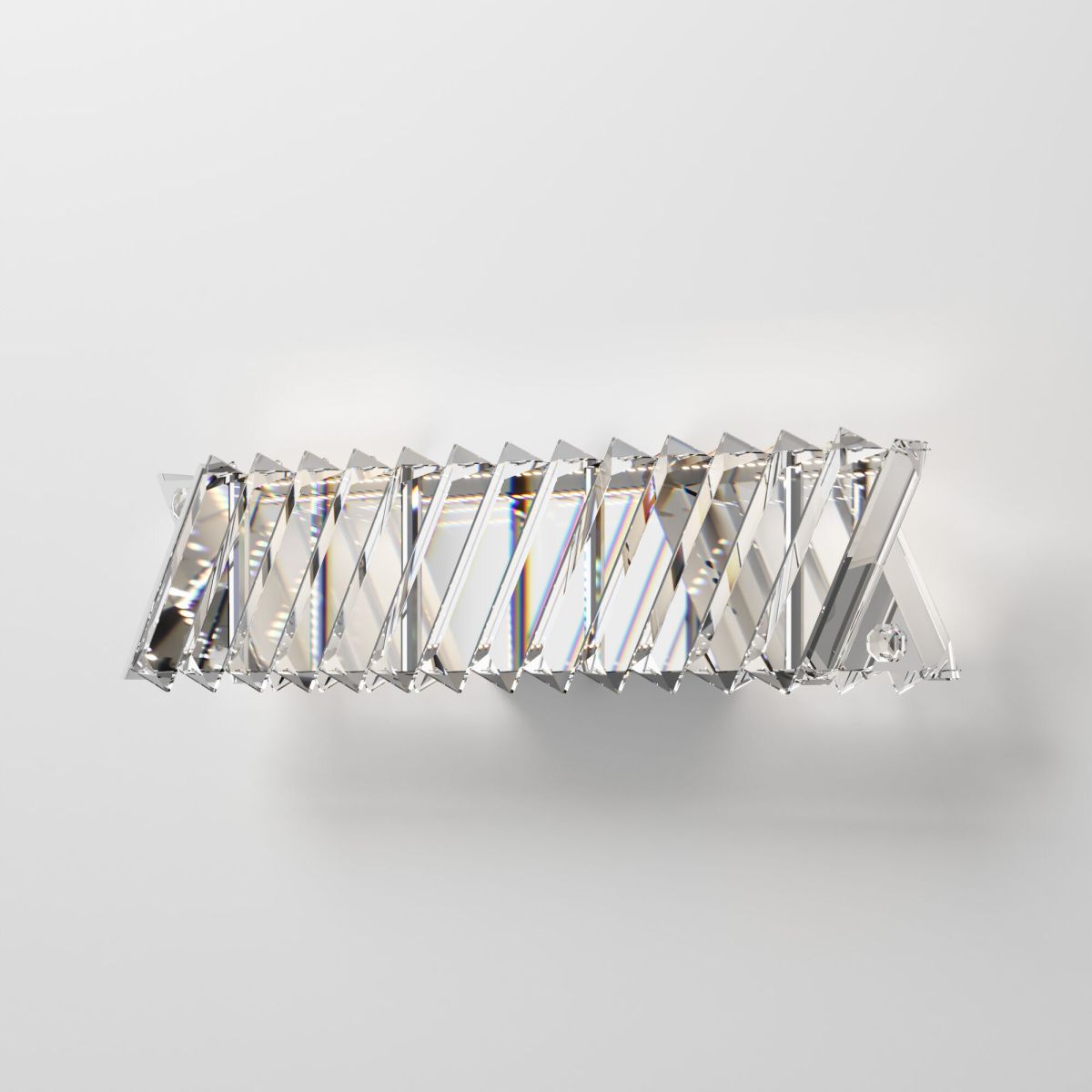 Настенный светильник Eurosvet 101005 LED Никель хрусталь Strotskis a071452