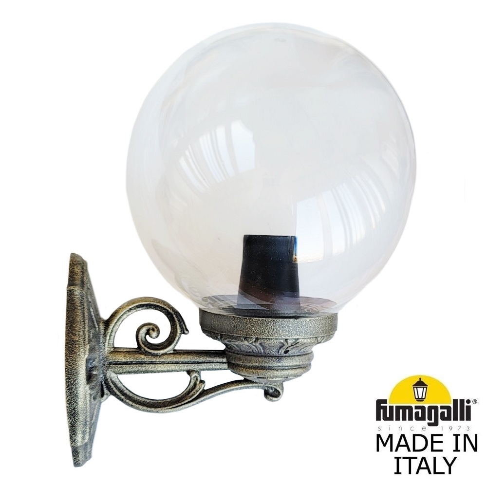 Уличный настенный светильник шар Fumagalli Globe 250 G25.131.000.BXF1R