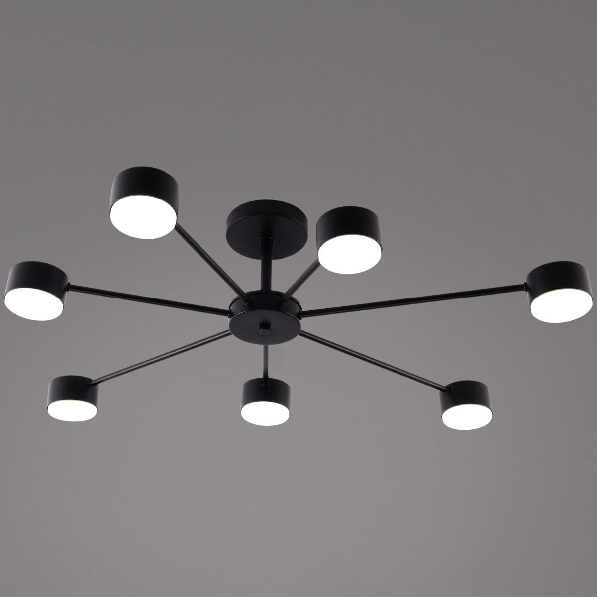 Люстра на штанге Reluce 03735-0.3-07 BK GX53