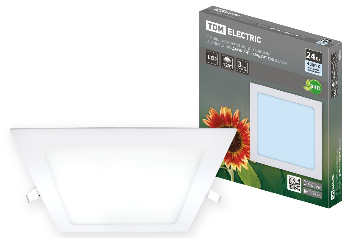 Встраиваемый светодиодный светильник TDM Electric Даунлайт СВО SQ0329-0403