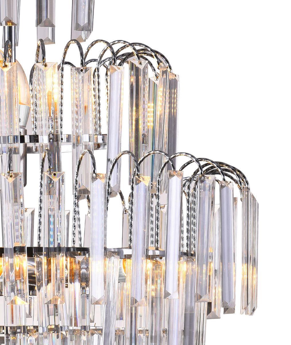 Подвесная люстра Natali Kovaltseva NIAGARA 81424/8C CHROME