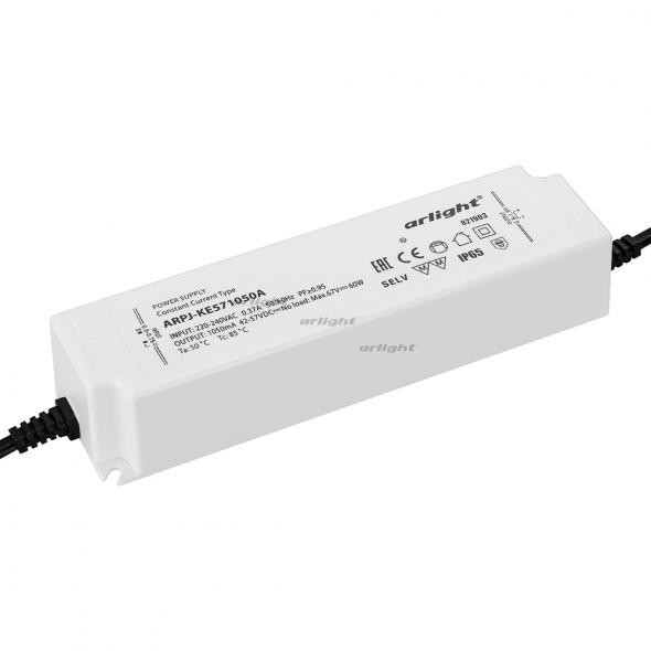 Блок питания Arlight ARPJ-KE571050A (60W, 1050mA, PFC) 021903
