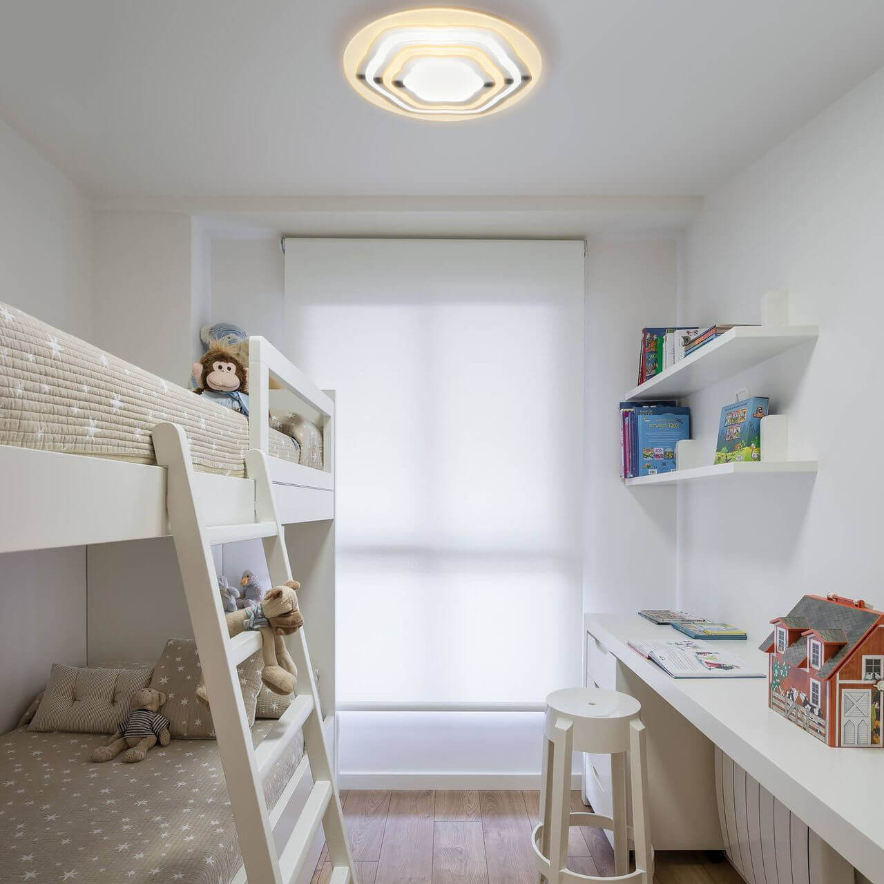 Потолочный светодиодный светильник Eurosvet Siluet 90117/4 хром