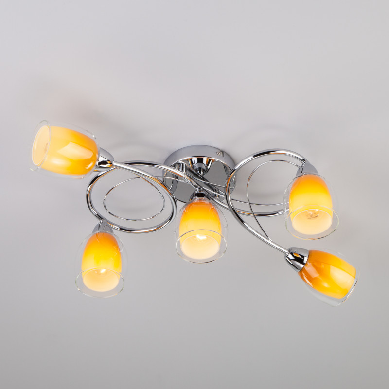 Накладная люстра Eurosvet 30153/5 желтый