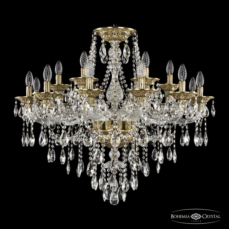 Подвесная люстра Bohemia Ivele Crystal 16115/12+6/300 FP