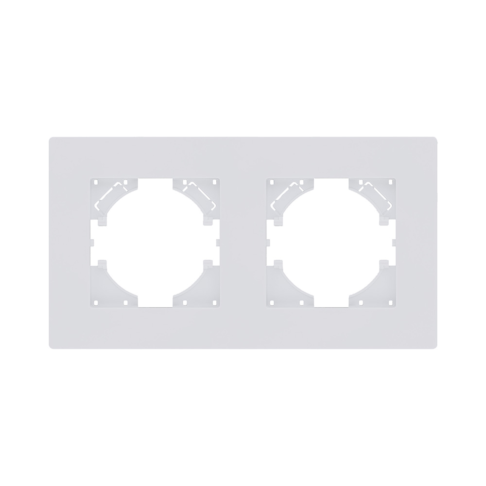 Рамка 2-постовая, белый матовый Kollinger Aspekt AT2WM