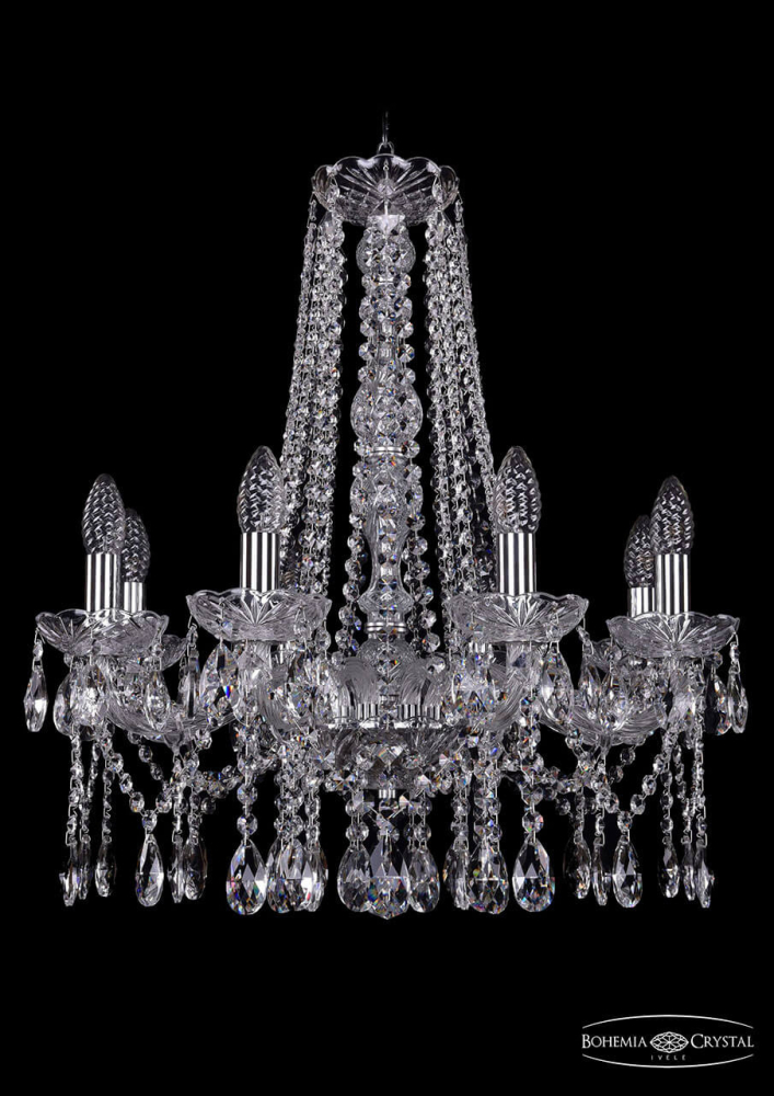 Подвесная люстра Bohemia Ivele 1413/8/200/h-61/Ni