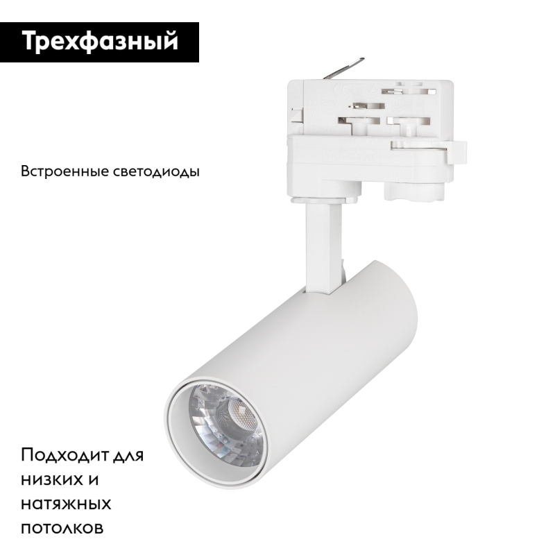 Трековый светильник Arlight LGD-Gera-4TR-R55-10W Day4000 033123