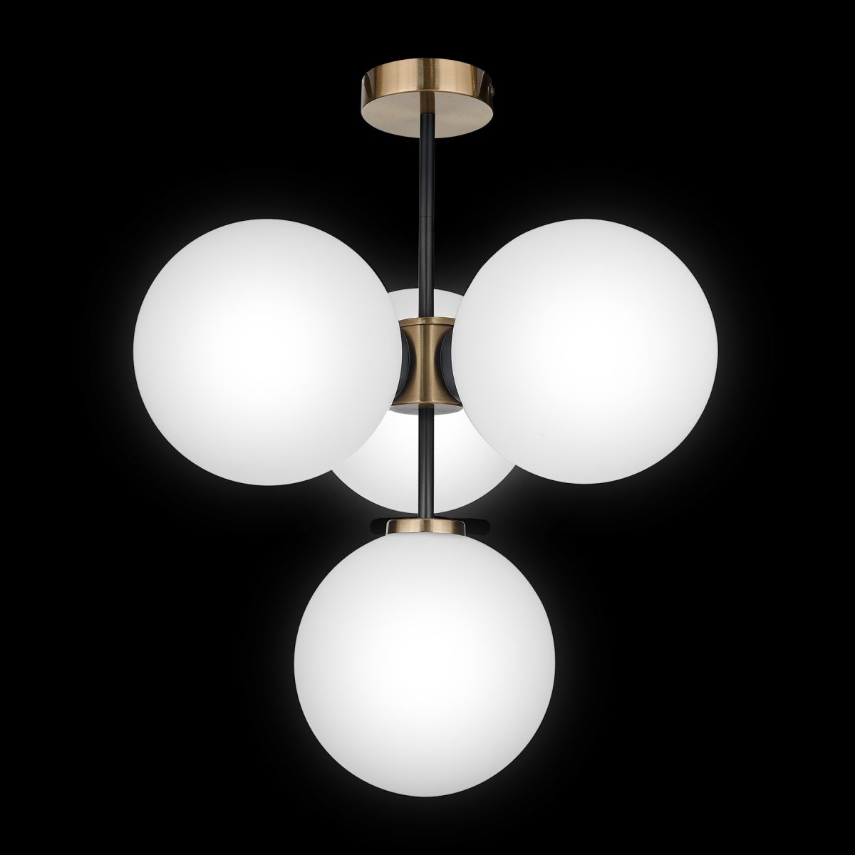 Люстра на штанге 33 Идеи CHN800S.04.17ABL.ASB-S32WH