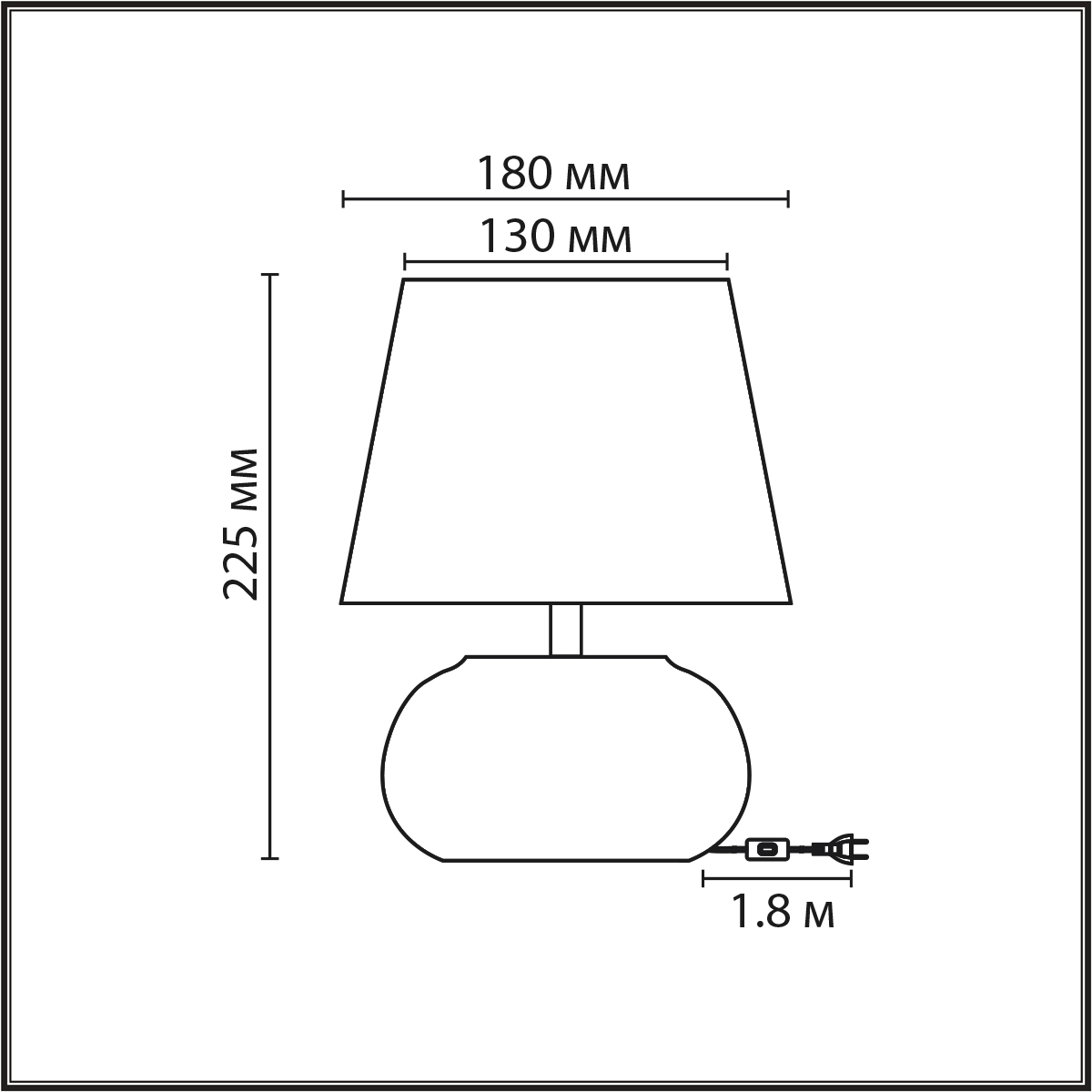 Настольная лампа Lumion Moderni Hama 8145/1T