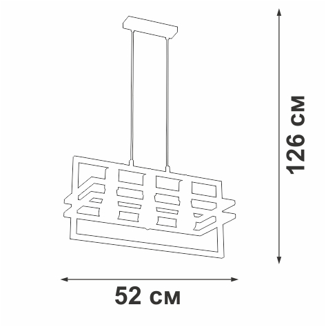 Подвесной светильник Vitaluce V2861-1/3S