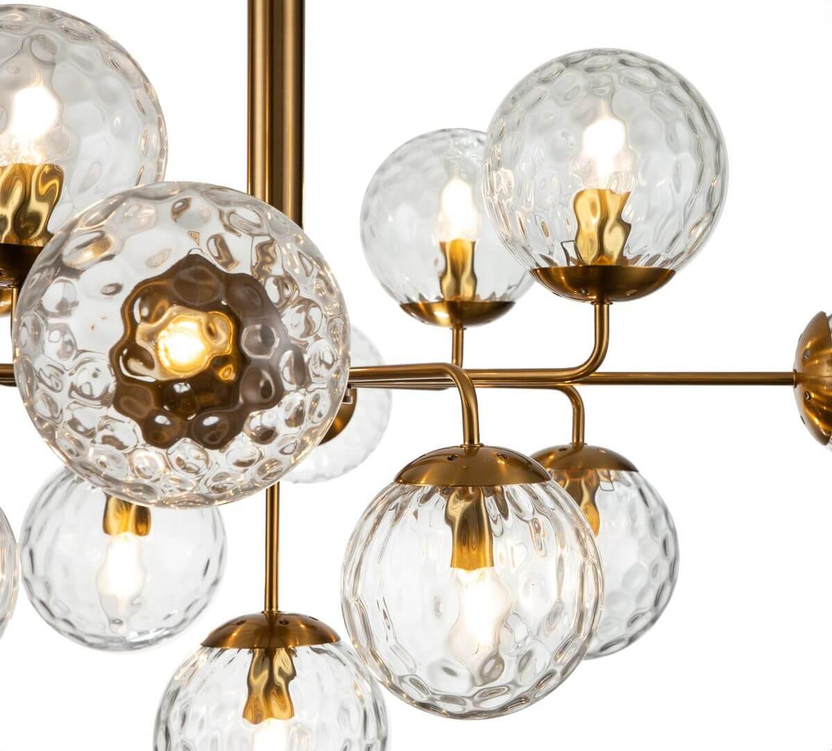 Люстра на штанге Indigo Cocoon 11008/13P Brass V000121