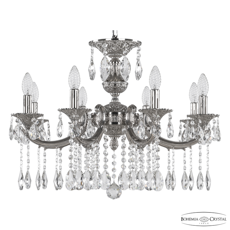 Подвесная люстра Bohemia Ivele Crystal Verona 72208/8/210 A Ni