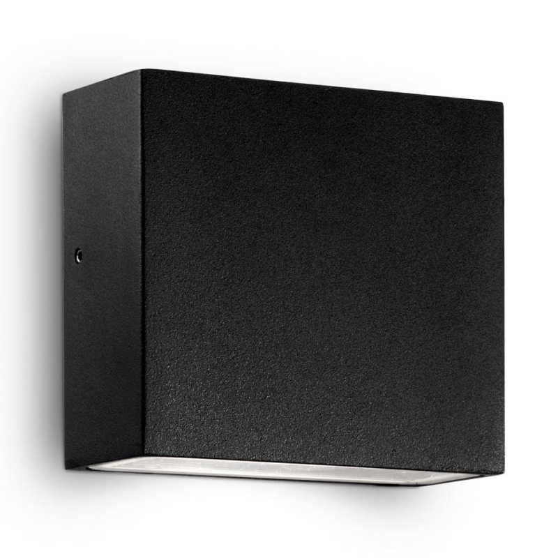 Уличный настенный светильник Ideal Lux Tetris-1 AP1 Nero 113746