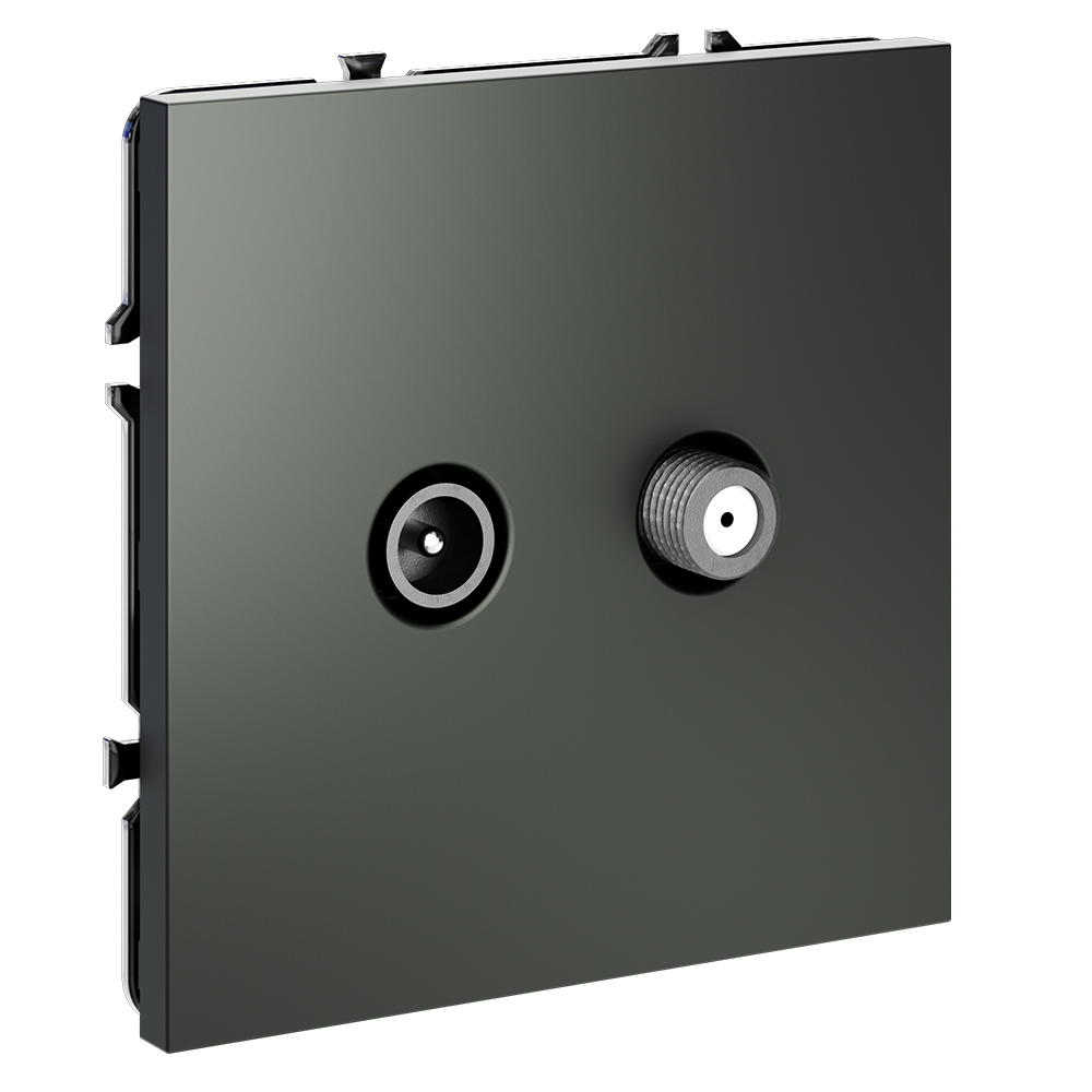 Розетка телевизионная Voltum S70 VLS060406 (титан)