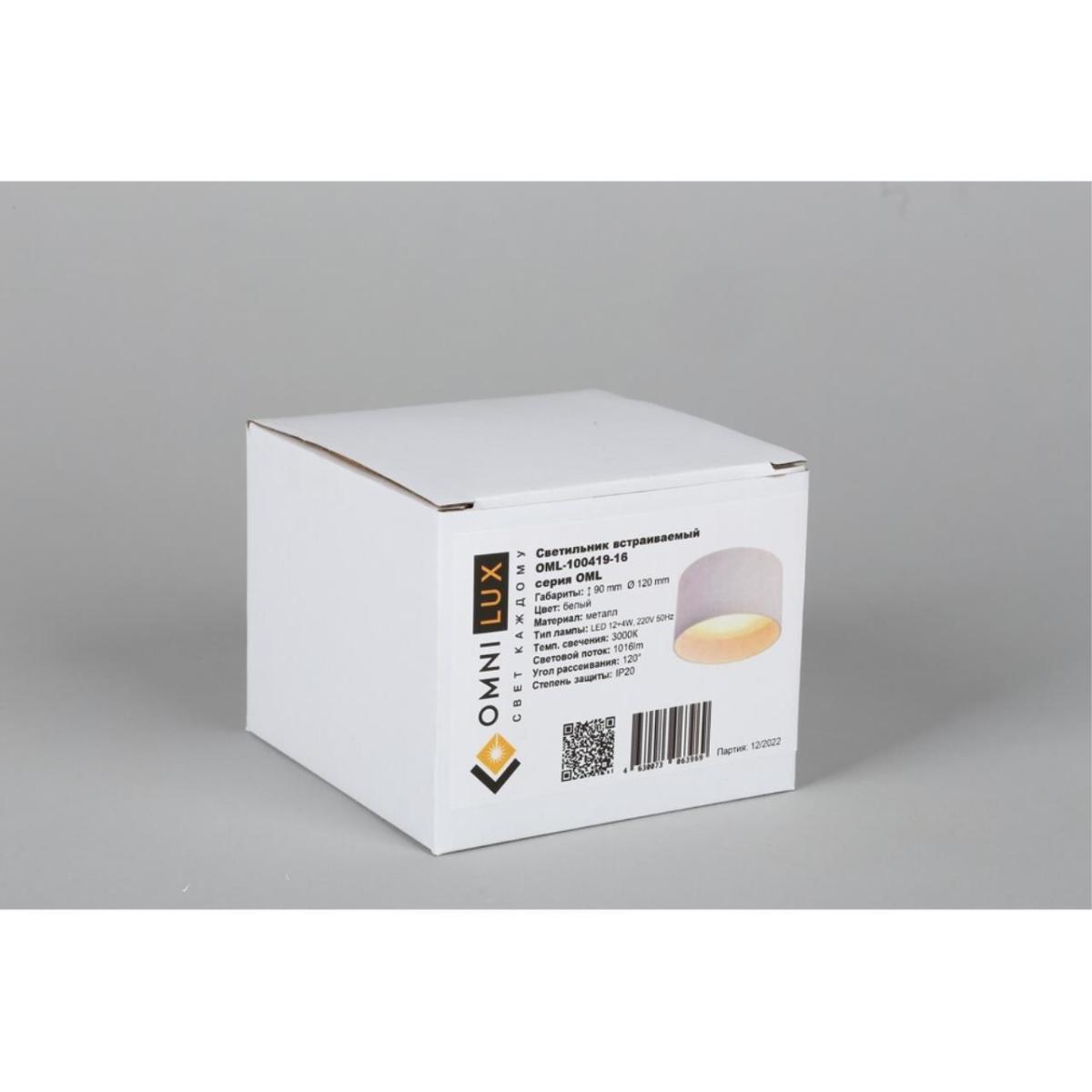 Накладной светильник Omnilux Stezzano OML-100419-16