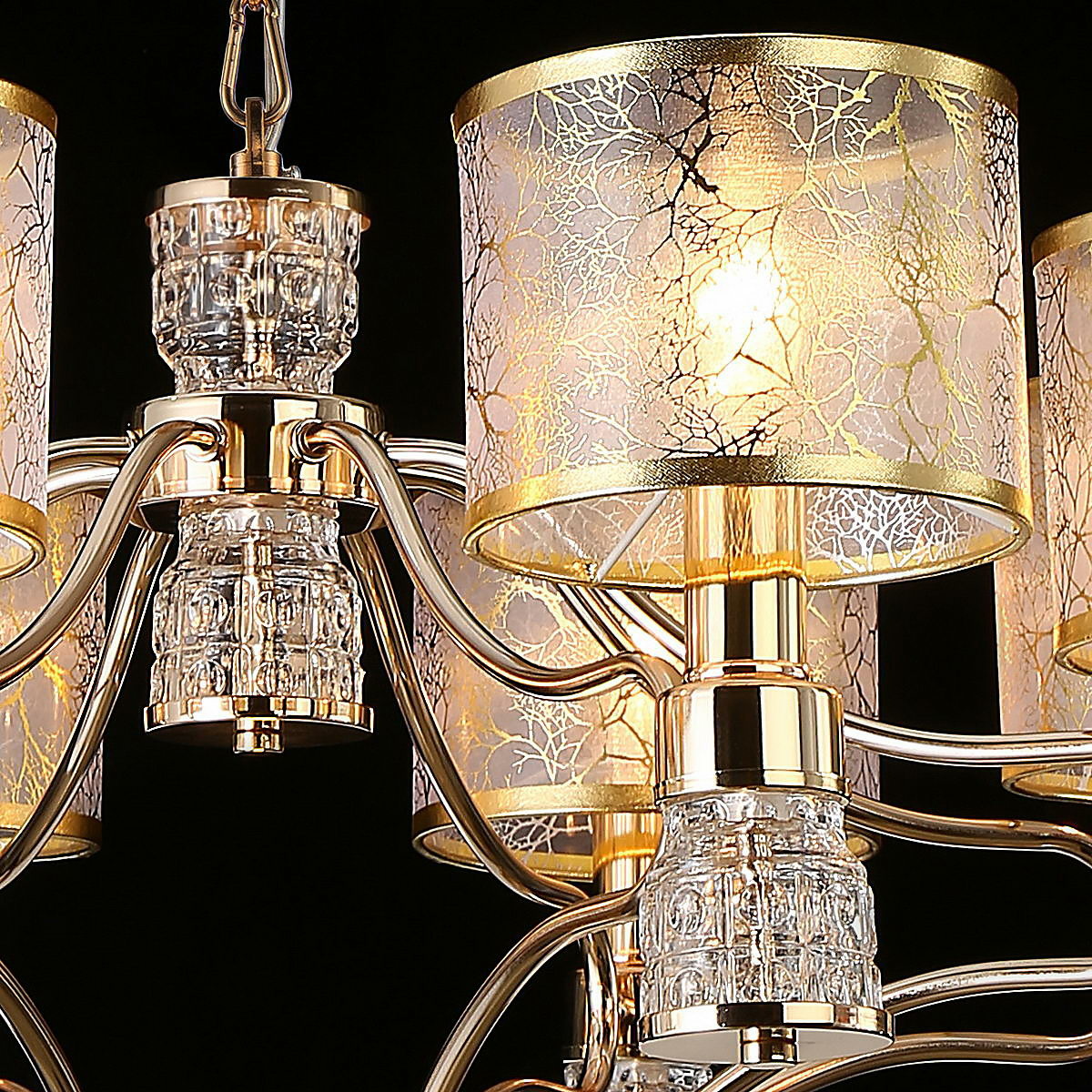 Подвесная люстра Illumico IL6216-8P-27 GD