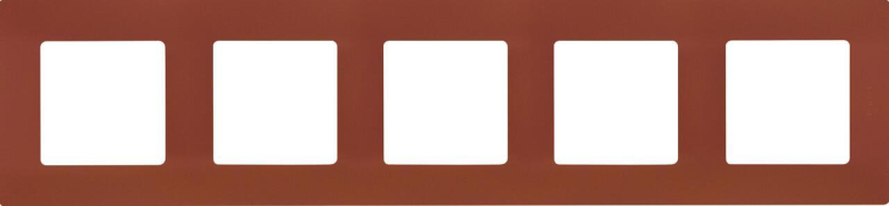 Рамка 5-постовая Legrand Etika какао 672575