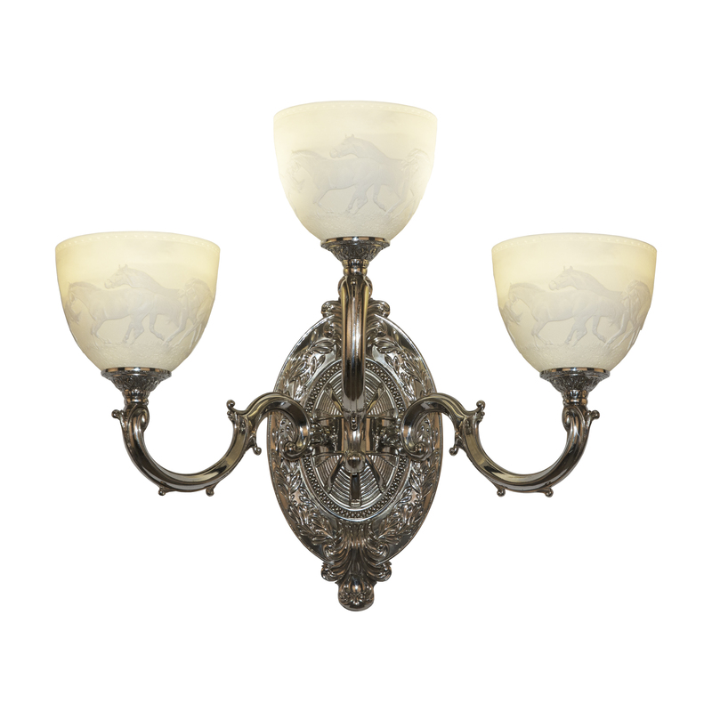 Бра Bohemia Ivele Crystal Verona 7214B12/2+1/210 Ni P1 U Horse