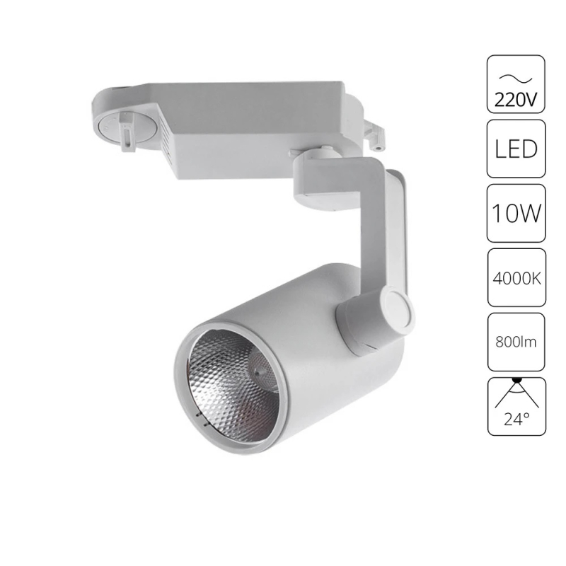 Трековый светодиодный светильник Arte Lamp Traccia A2310PL-1WH