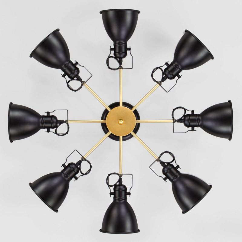 Люстра на штанге Eurosvet 70112/8 черный