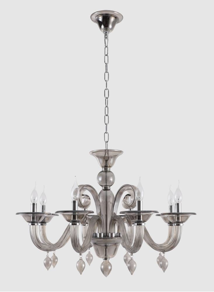 Подвесная люстра Crystal Lux Caetano SP-PL8 Smoke