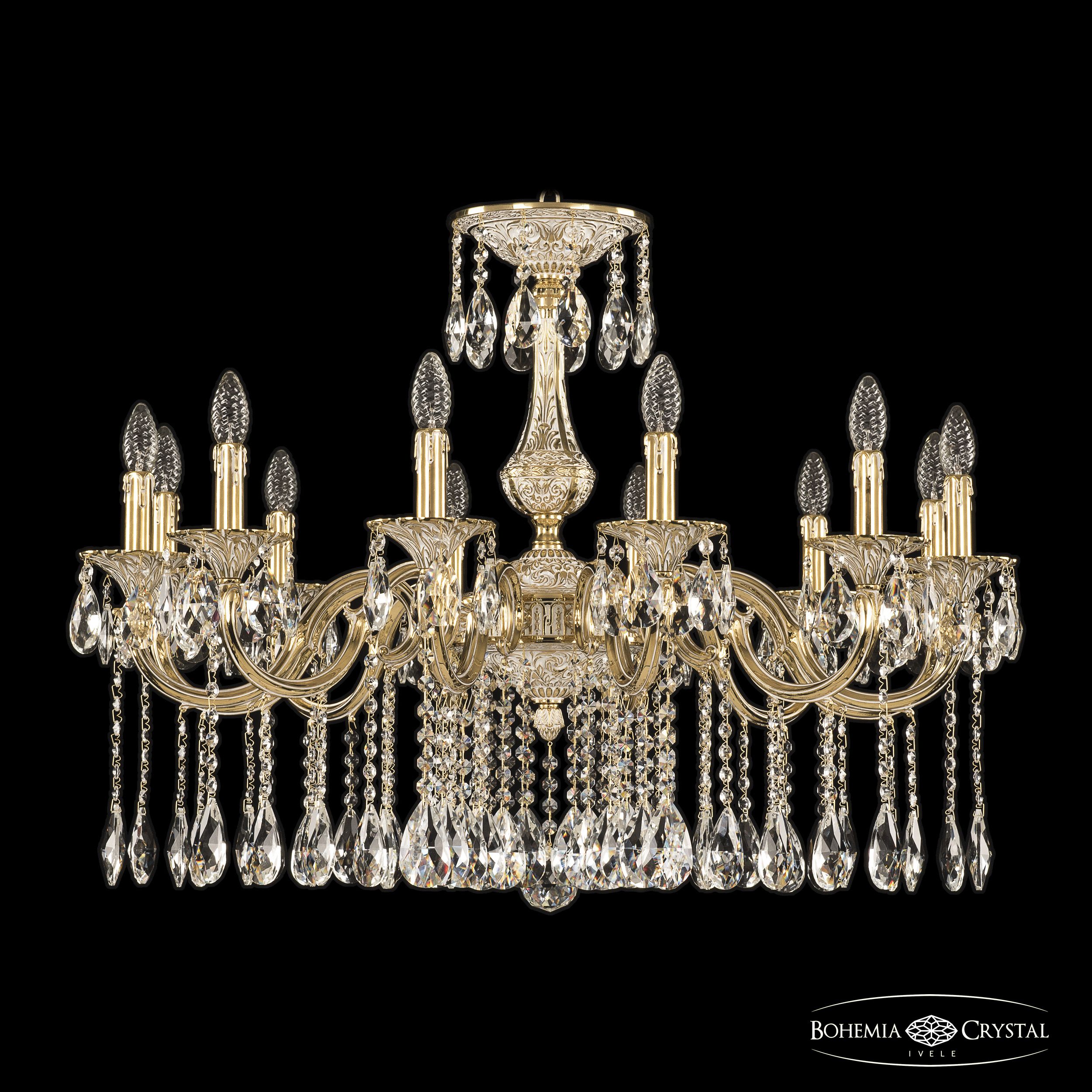 Подвесная люстра Bohemia Ivele Crystal Verona 72101/12/300 A GW