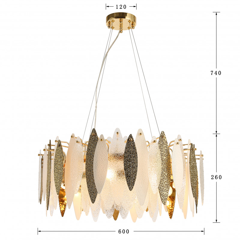 Подвесная люстра неоклассика Favourite Inventio 2754-8P