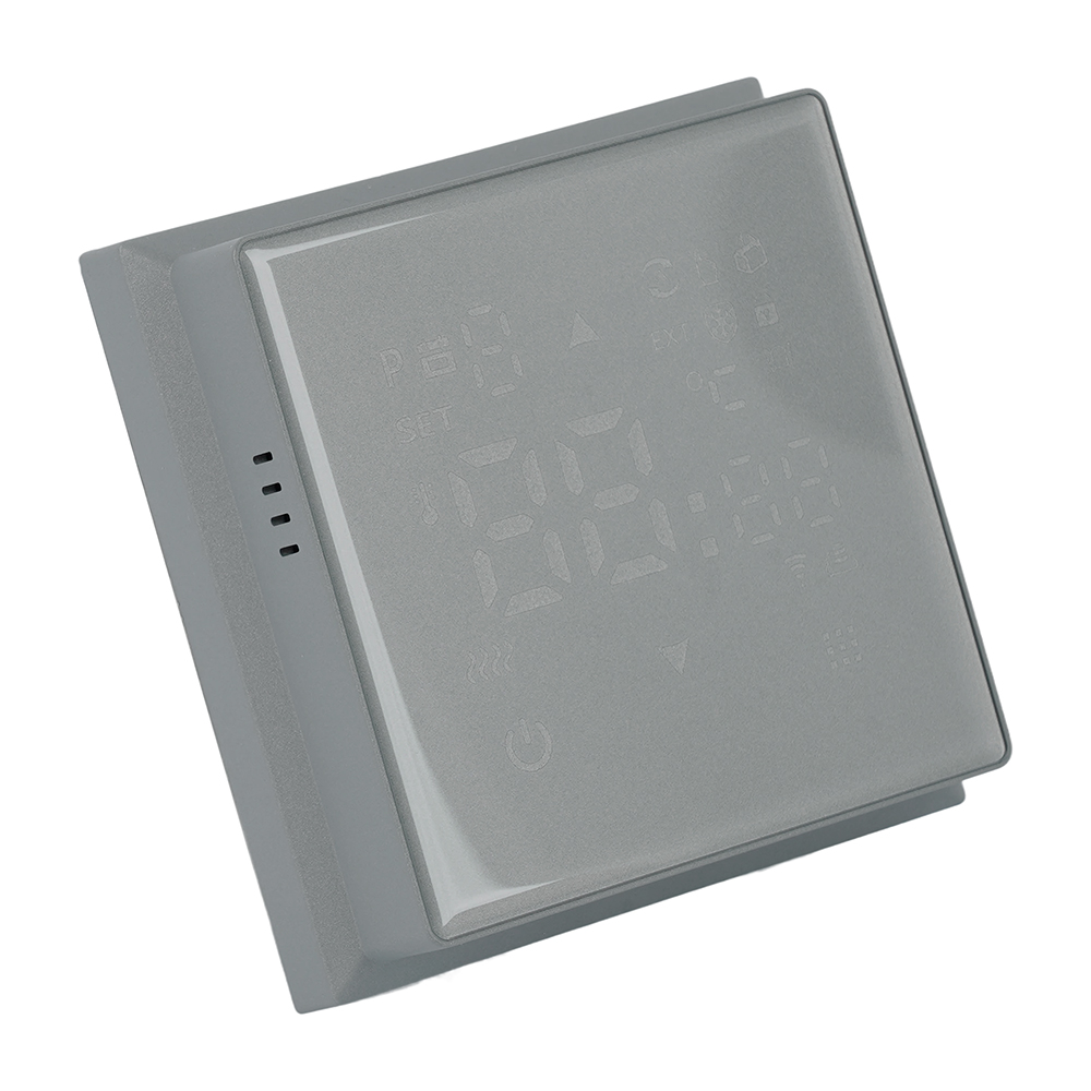 Терморегулятор Wi-Fi (механизм) Stekker Эмили RSW00-5119-10 платиново-серый soft touch 50378